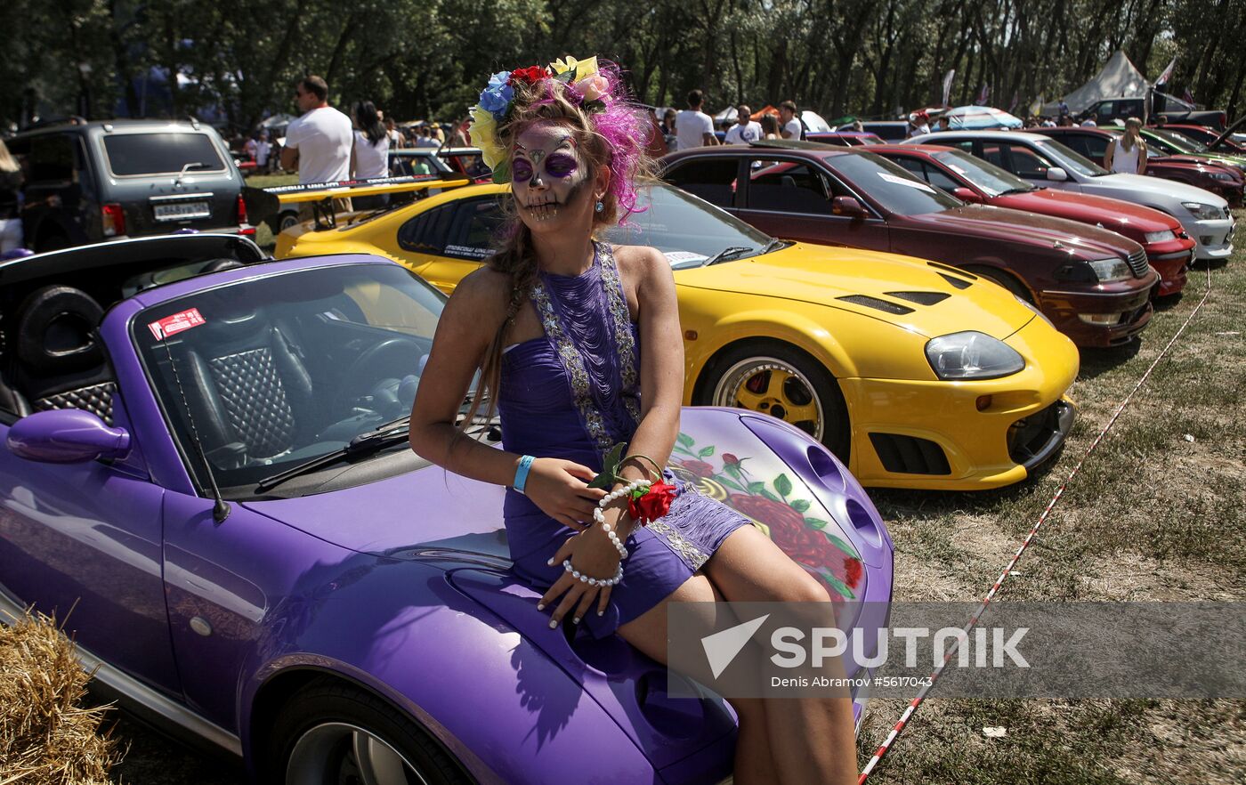 Auto Shock international car festival in Stavropol Territory