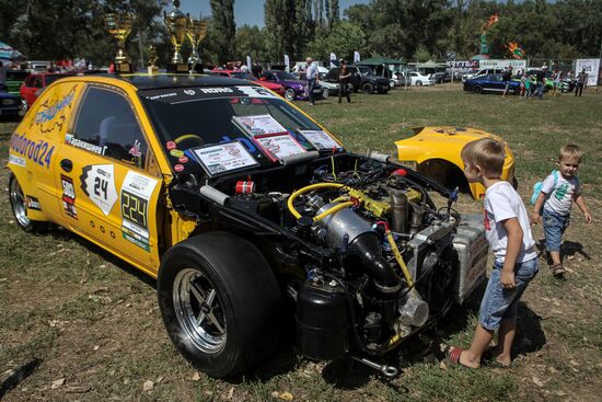 Auto Shock international car festival in Stavropol Territory