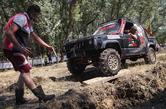 Auto Shock international car festival in Stavropol Territory