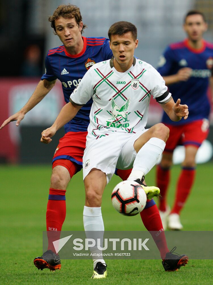 Football. Russian Premier League. Rubin vs. CSKA