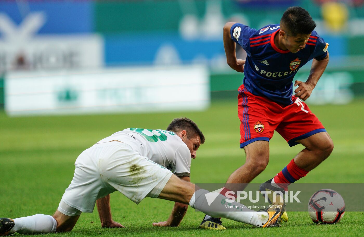 Football. Russian Premier League. Rubin vs. CSKA