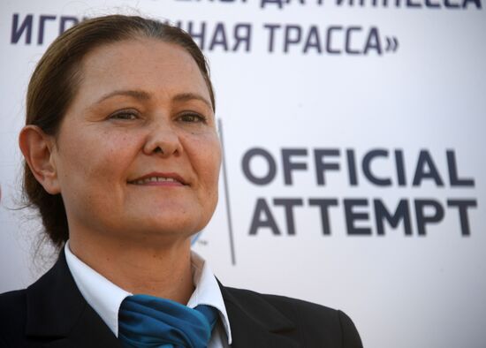 Hot Wheels sets Guinness World Record in Zaryadye Park