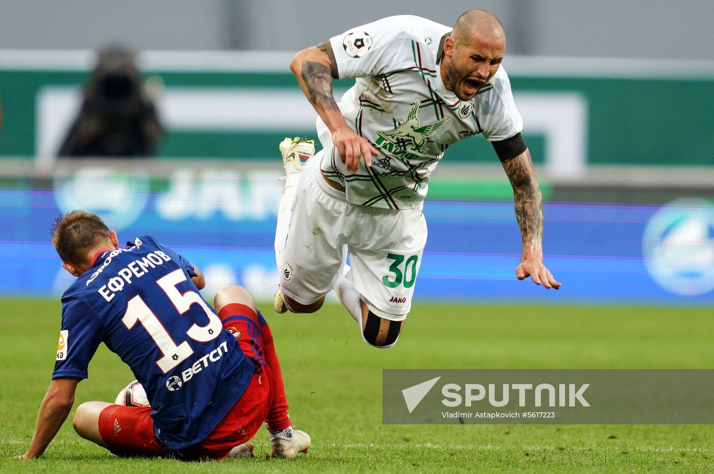 Football. Russian Premier League. Rubin vs. CSKA
