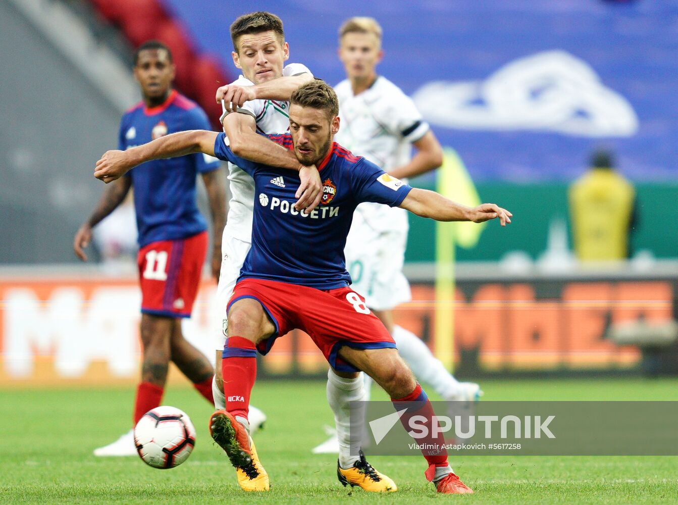 Football. Russian Premier League. Rubin vs. CSKA