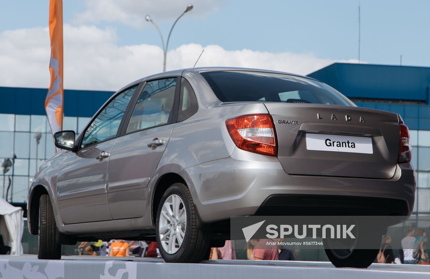 New Lada Granta car presented at AvtoVAZ palnt in Togliatti