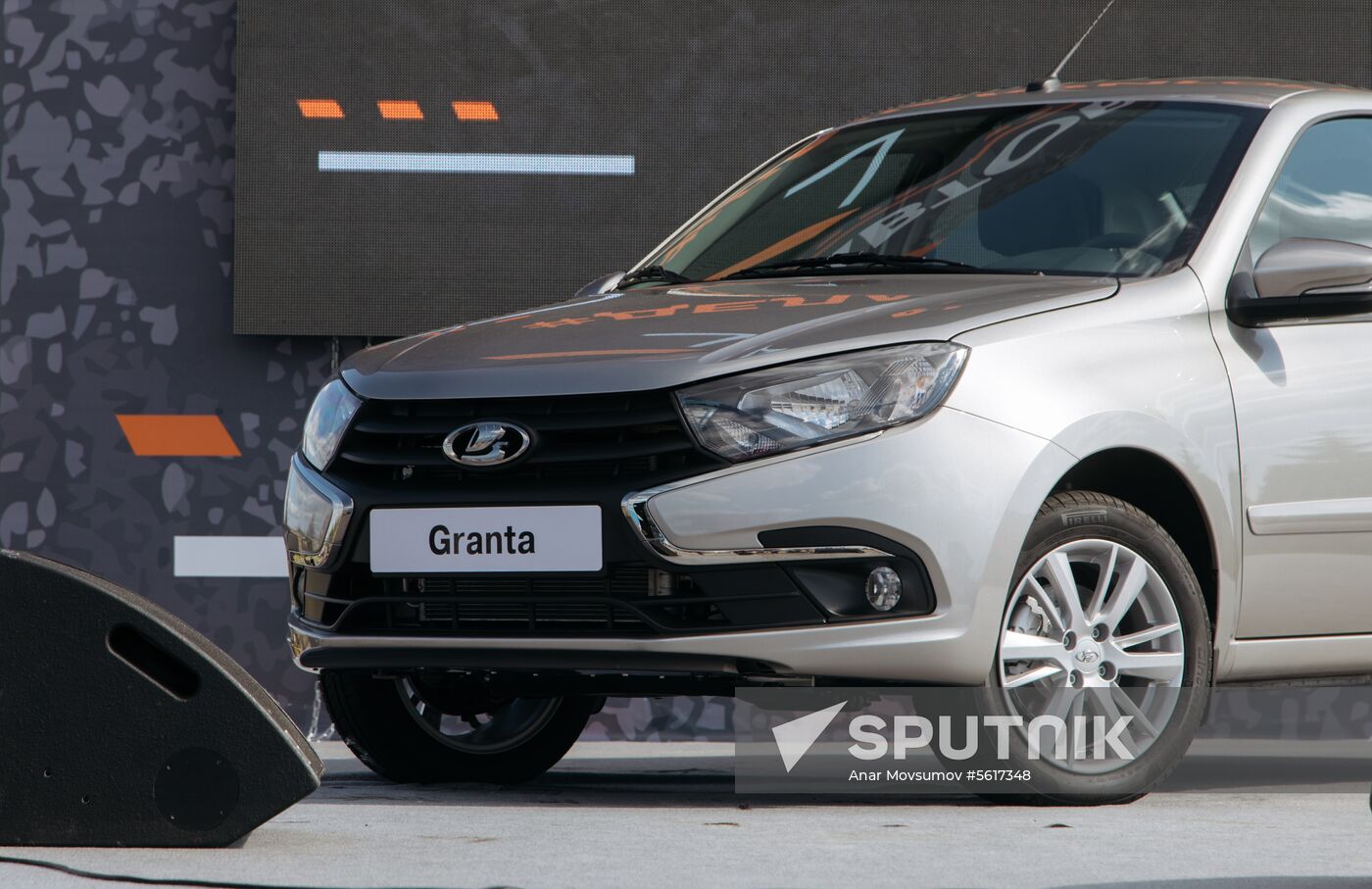 New Lada Granta car presented at AvtoVAZ palnt in Togliatti