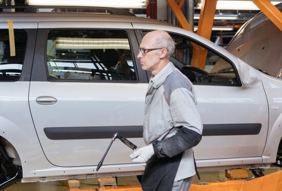 New Lada Granta car presented at AvtoVAZ palnt in Togliatti