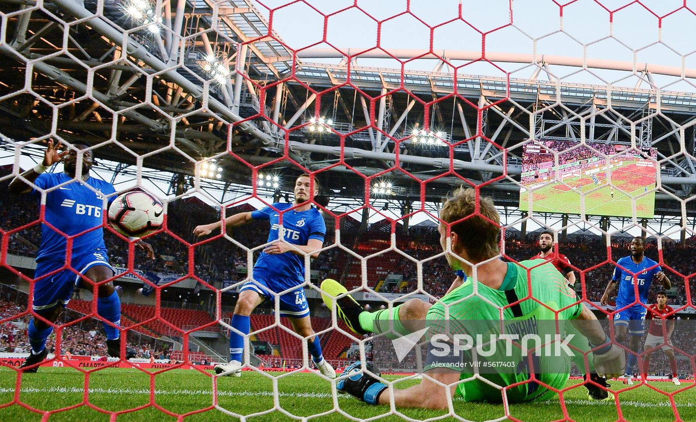 Football. Russian Premier League. Spartak vs. Dynamo