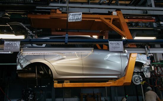New Lada Granta car presented at AvtoVAZ palnt in Togliatti