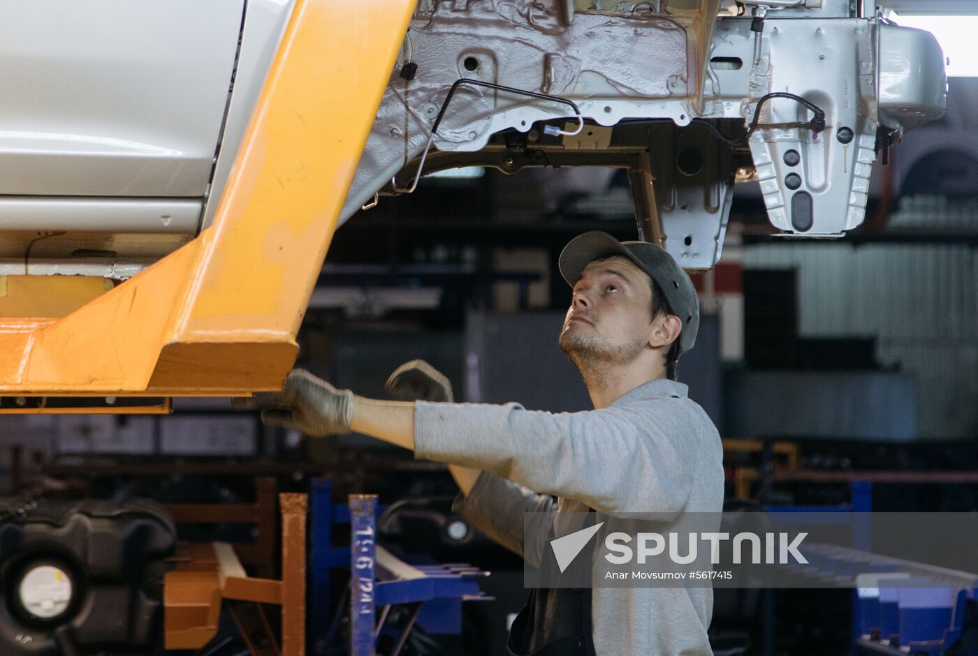 New Lada Granta car presented at AvtoVAZ palnt in Togliatti