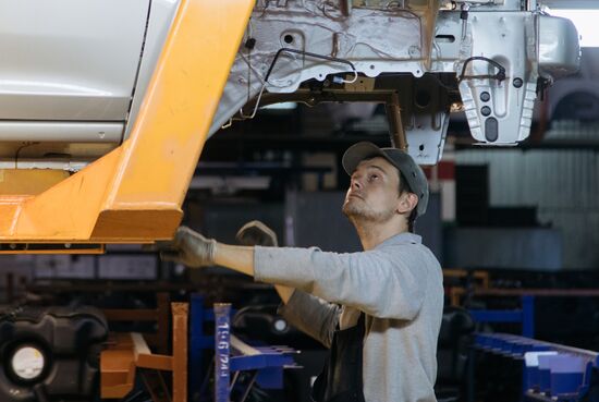New Lada Granta car presented at AvtoVAZ palnt in Togliatti