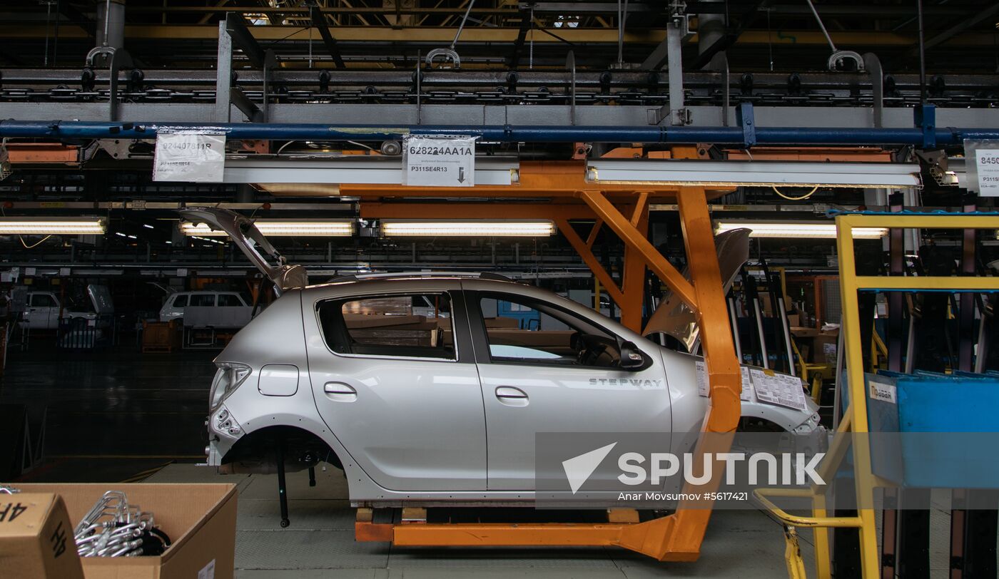 New Lada Granta car presented at AvtoVAZ palnt in Togliatti