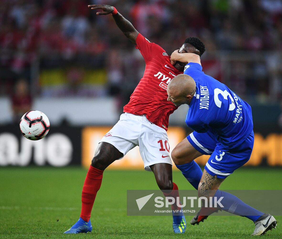 Football. Russian Premier League. Spartak vs. Dynamo