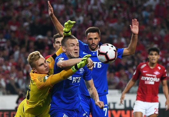 Football. Russian Premier League. Spartak vs. Dynamo