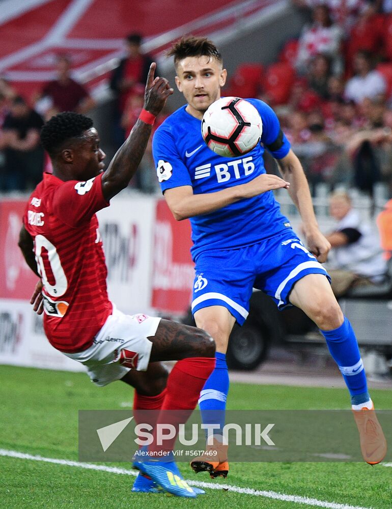 Football. Russian Premier League. Spartak vs. Dynamo