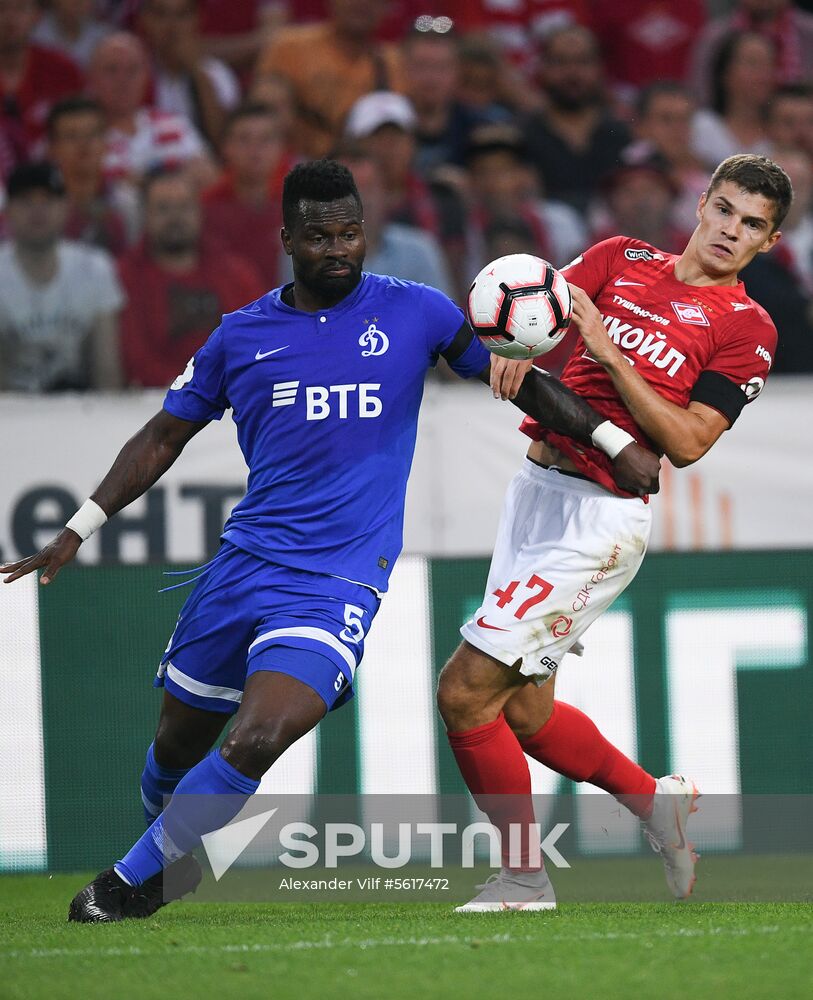 Football. Russian Premier League. Spartak vs. Dynamo