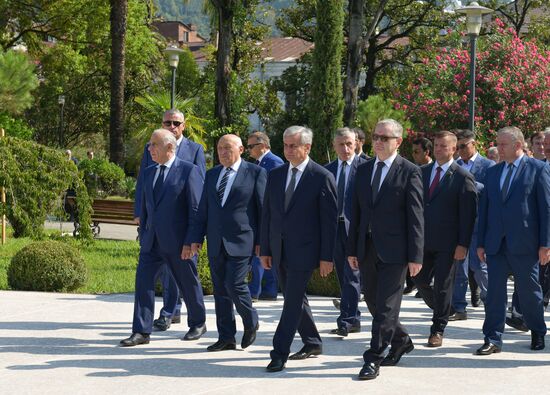 Celebration of 10th anniversary of Russia's recognition of Abkhazia's independence