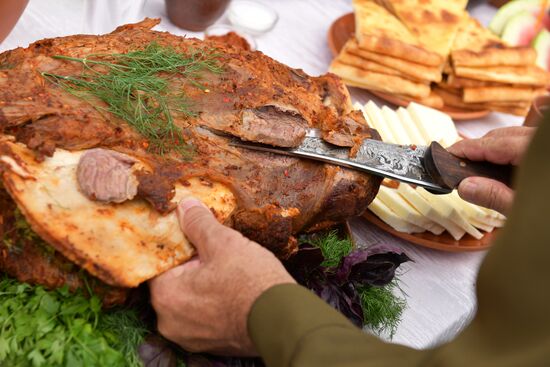 Celebration of 10th anniversary of Russia's recognition of Abkhazia's independence