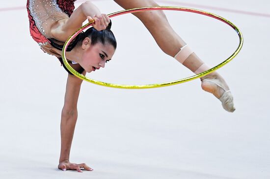 Rhythmic gymnastics. 2018 FIG World Challenge Cup Kazan. Day three