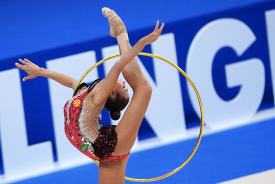 Rhythmic gymnastics. 2018 FIG World Challenge Cup Kazan. Day three
