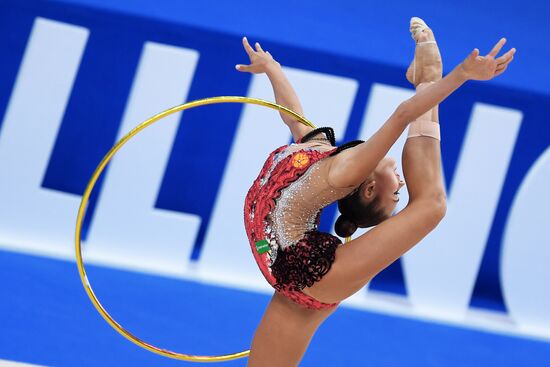 Rhythmic gymnastics. 2018 FIG World Challenge Cup Kazan. Day three