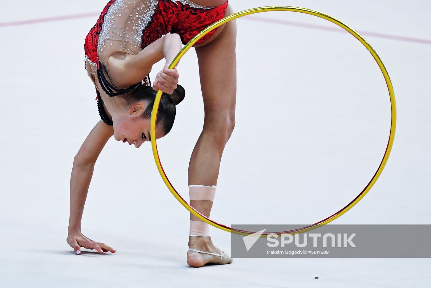 Rhythmic gymnastics. 2018 FIG World Challenge Cup Kazan. Day three