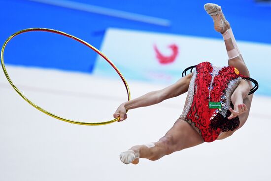 Rhythmic gymnastics. 2018 FIG World Challenge Cup Kazan. Day three