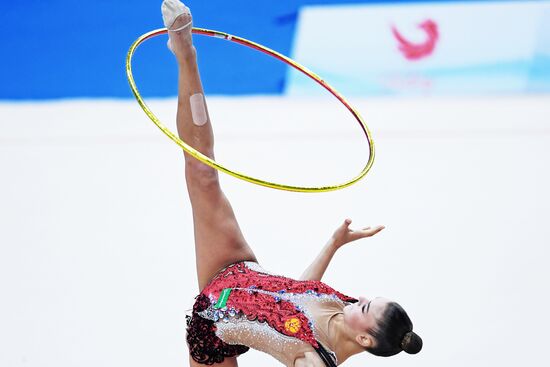 Rhythmic gymnastics. 2018 FIG World Challenge Cup Kazan. Day three