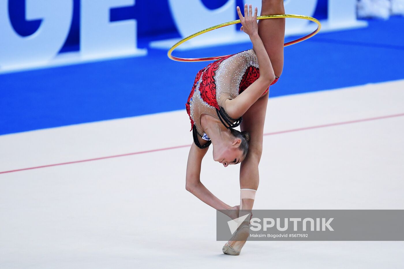 Rhythmic gymnastics. 2018 FIG World Challenge Cup Kazan. Day three