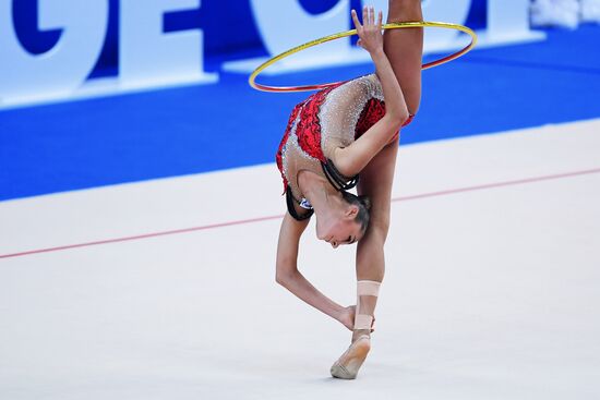 Rhythmic gymnastics. 2018 FIG World Challenge Cup Kazan. Day three
