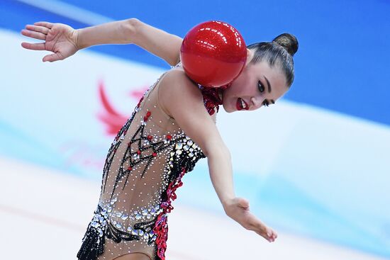 Rhythmic gymnastics. 2018 FIG World Challenge Cup Kazan. Day three