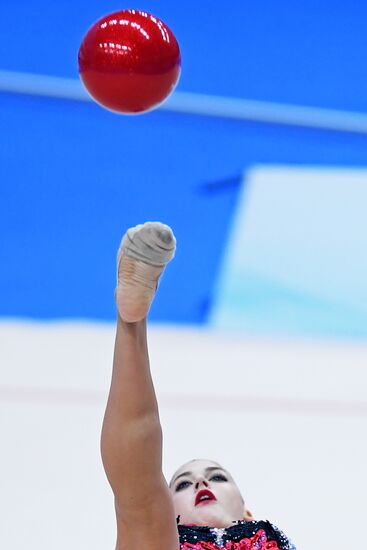 Rhythmic gymnastics. 2018 FIG World Challenge Cup Kazan. Day three