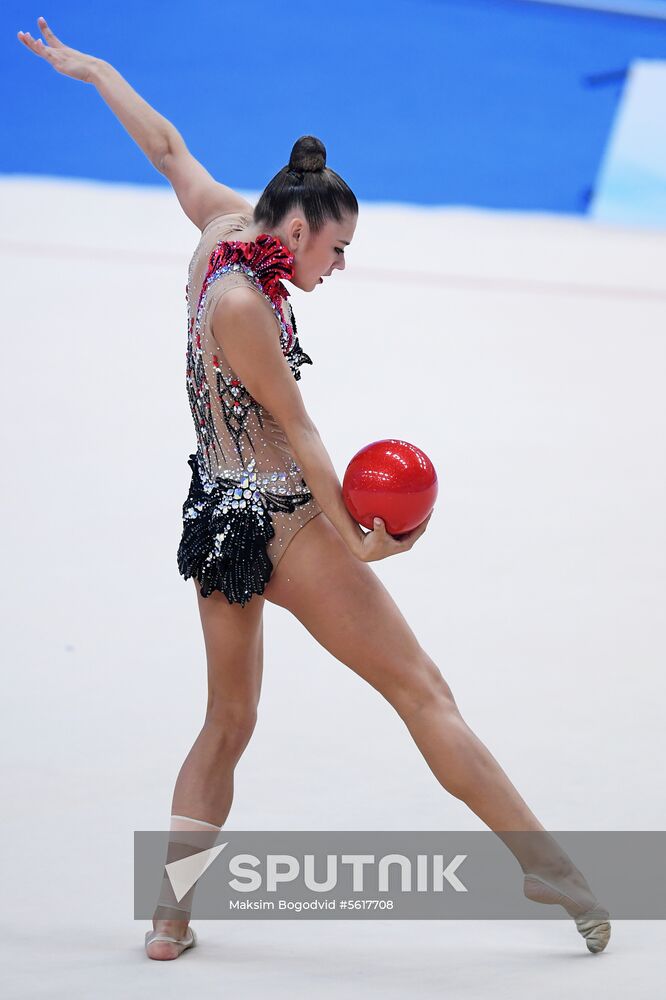 Rhythmic gymnastics. 2018 FIG World Challenge Cup Kazan. Day three