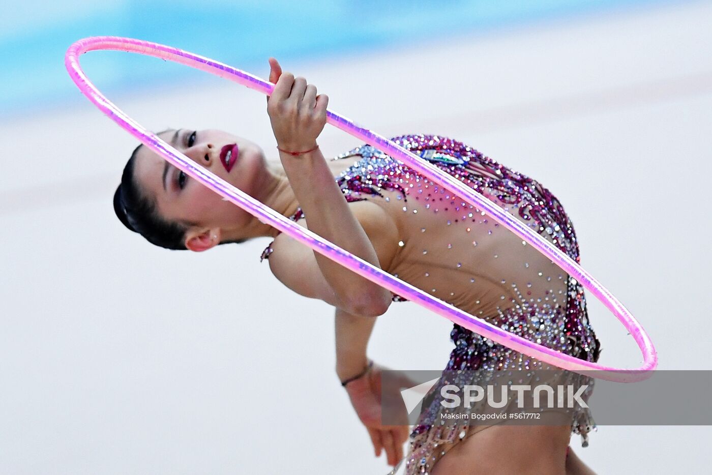 Rhythmic gymnastics. 2018 FIG World Challenge Cup Kazan. Day three