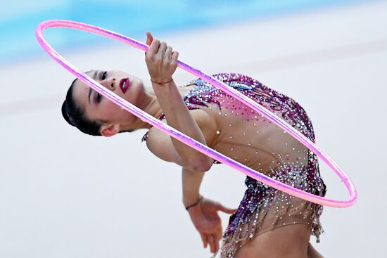 Rhythmic gymnastics. 2018 FIG World Challenge Cup Kazan. Day three