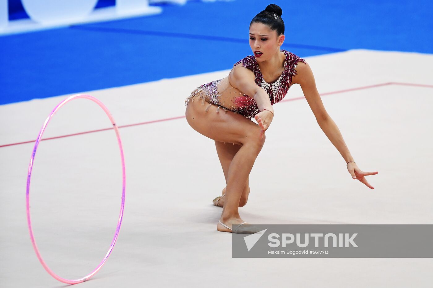Rhythmic gymnastics. 2018 FIG World Challenge Cup Kazan. Day three