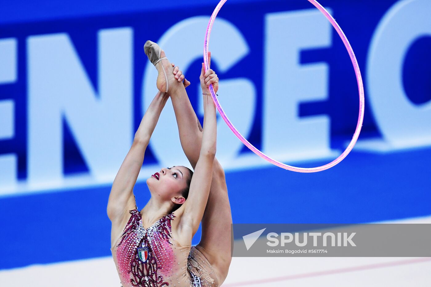 Rhythmic gymnastics. 2018 FIG World Challenge Cup Kazan. Day three