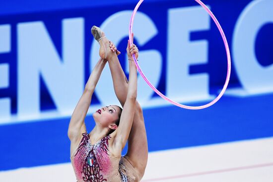 Rhythmic gymnastics. 2018 FIG World Challenge Cup Kazan. Day three