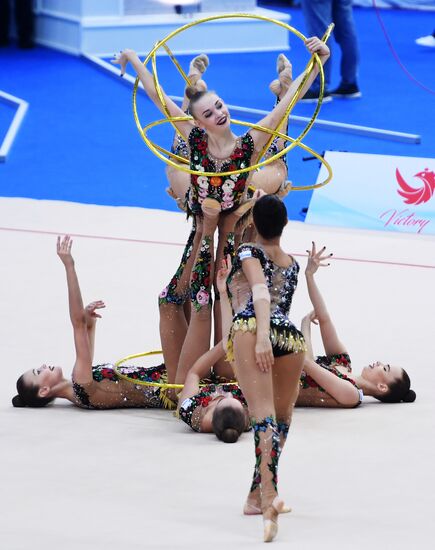 Rhythmic gymnastics. 2018 FIG World Challenge Cup Kazan. Day three