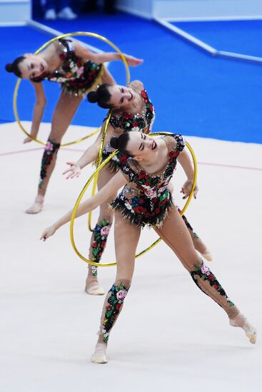 Rhythmic gymnastics. 2018 FIG World Challenge Cup Kazan. Day three