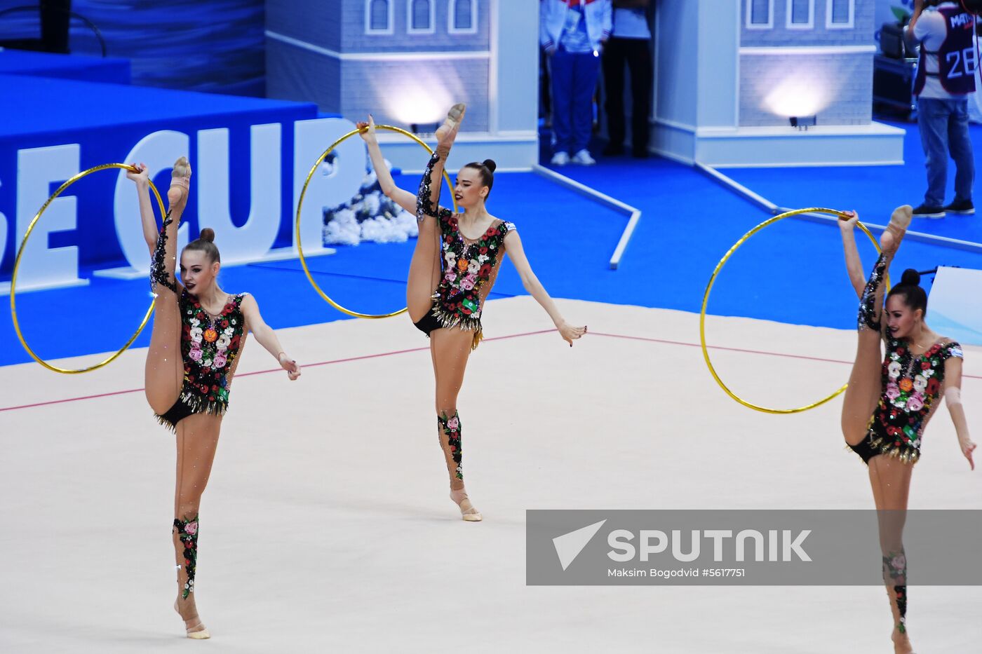 Rhythmic gymnastics. 2018 FIG World Challenge Cup Kazan. Day three