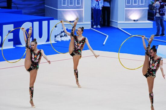 Rhythmic gymnastics. 2018 FIG World Challenge Cup Kazan. Day three