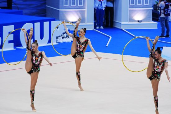 Rhythmic gymnastics. 2018 FIG World Challenge Cup Kazan. Day three