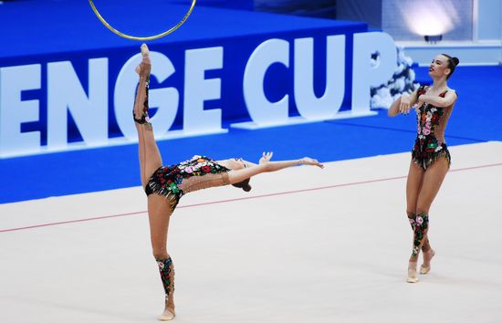 Rhythmic gymnastics. 2018 FIG World Challenge Cup Kazan. Day three