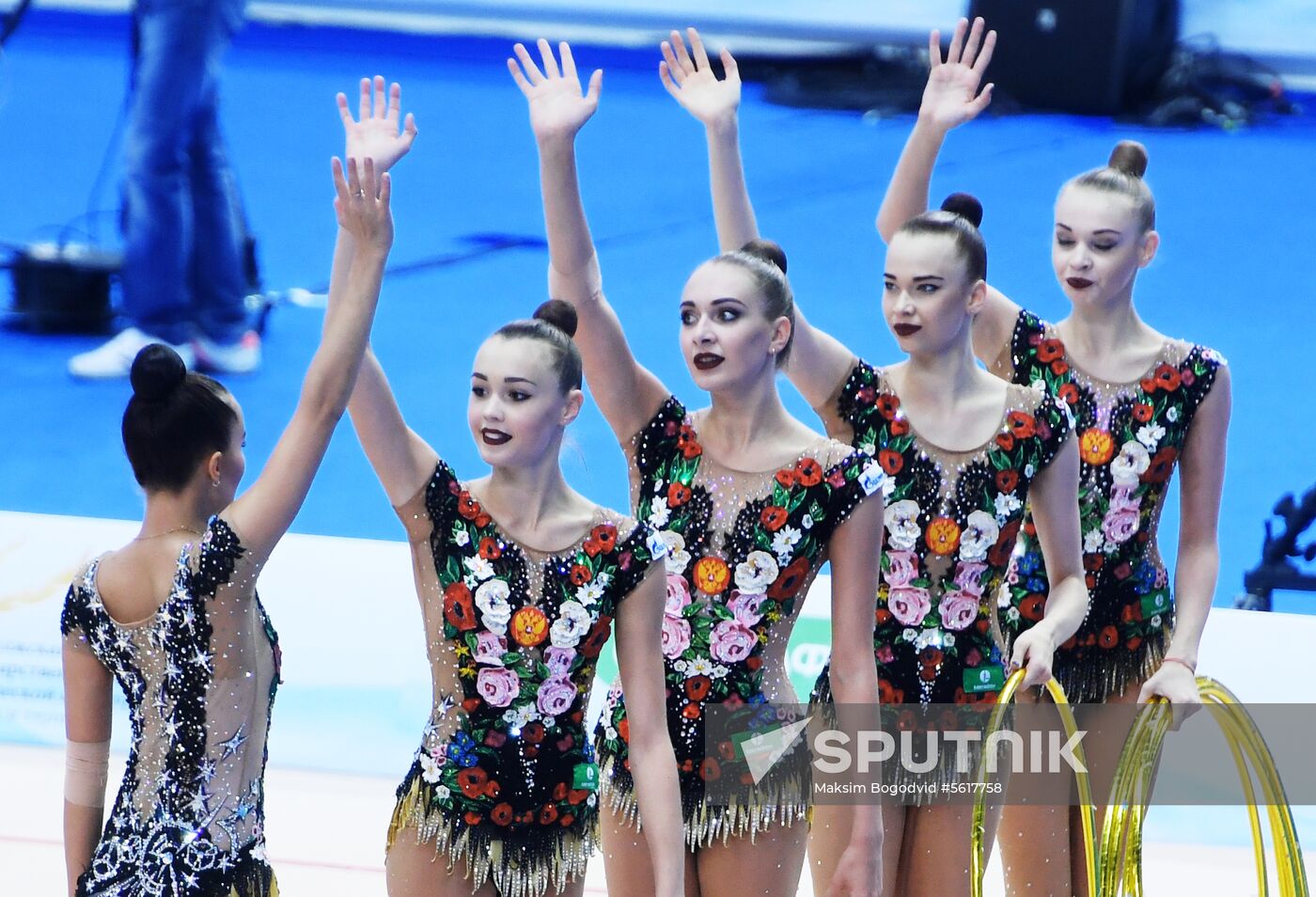 Rhythmic gymnastics. 2018 FIG World Challenge Cup Kazan. Day three