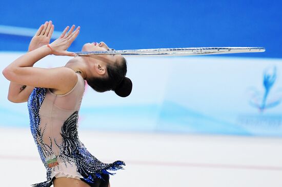 Rhythmic gymnastics. 2018 FIG World Challenge Cup Kazan. Day three