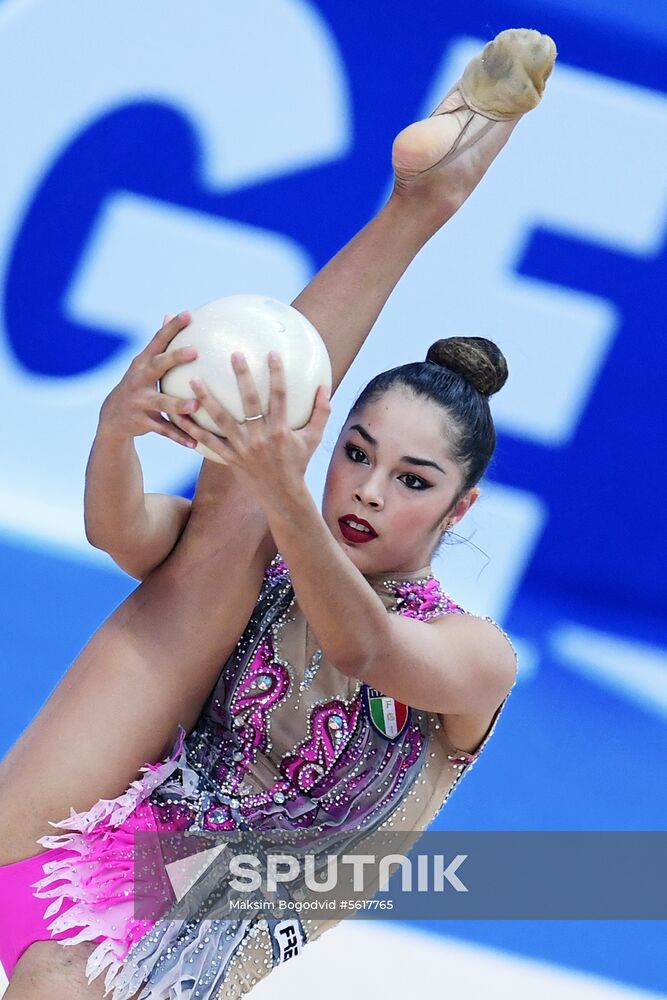Rhythmic gymnastics. 2018 FIG World Challenge Cup Kazan. Day three