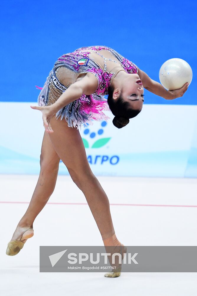 Rhythmic gymnastics. 2018 FIG World Challenge Cup Kazan. Day three
