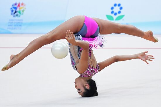 Rhythmic gymnastics. 2018 FIG World Challenge Cup Kazan. Day three