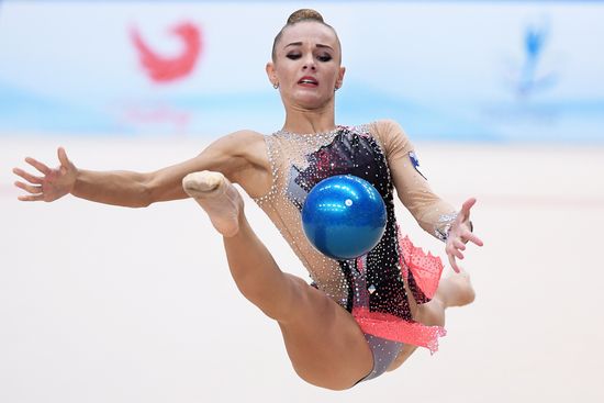 Rhythmic gymnastics. 2018 FIG World Challenge Cup Kazan. Day three